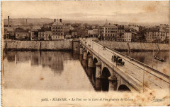 Roanne Le Pont sur la Loire et Vue générale du Coteau à Roanne