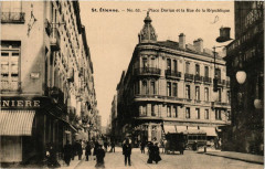 Saint-Etienne Place Dorian et la Rue de la Republique