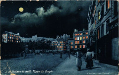 Saint-Etienne la nuit Place du Peuple -
													42 Loire
												