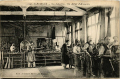 Saint-Etienne - Nos Industries Un atelier d'armuriers à Saint-Étienne