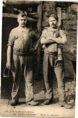 Saint-Etienne - Types de Mineurs à Saint-Étienne