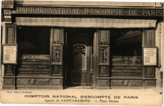 Saint-Chamond - Comptoir National d'Escompte de Paris à Saint-Chamond