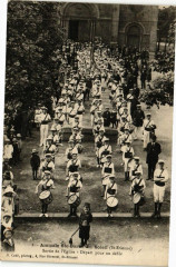 Amicale Sainte-Barbe du Soleil - Sortie de l'Eglise