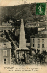 Vienne - Le Boulevard de la Pyramide et le Plan de l'Aiguille à Vienne