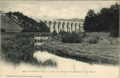 Ligne de Grenoble a Lyon - Viaduc de la Fure-du-Pont du Boeuf à Grenoble