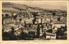 Saint-Antoine (Isere) - Vue generale de l'Abbaye (Xiii siecle)