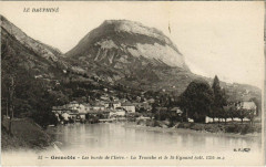 Grenoble - Les Bords de l'Isere - La Tronche et le Saint-Eynard à Grenoble