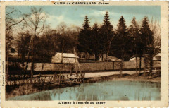 Camp de Chambaran - L'Etang a l'entree du Camp France -
													38 Isère
												
