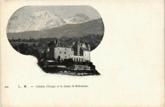 Uriage - Chateau d'Uriage et la Chaine de Belledonne France -
													38 Isère
												