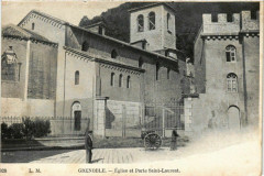 Grenoble - Eglise et Porte Saint-Laurent France à Grenoble
