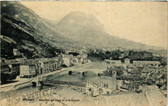 Grenoble - Panorama des Quais et le St-Eynard France à Grenoble