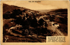 Col de Malval - La descente en lacets sur Vaugneray par une route.. -
													38 Isère
												