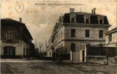 Bourgoin - Caisse d'Epargne et Rue Docteur Polosson -
													38 Isère
												