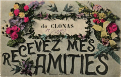 De Clonas Recevez mes Amities
