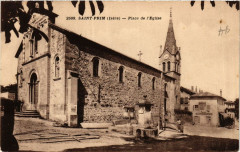 Saint-Prim - Place de l'Eglise à Saint-Prim