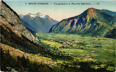 Bourg d'Oisans-Vue générale et le Massif de Belledonne -
													38 Isère
												