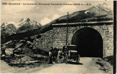Dauphiné - Le Lautaret - Entrée du Tunnel du Galibier 2656 m