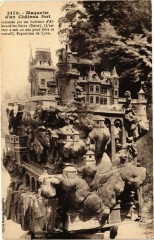 Marquette d'un Chateau fort executée par un habitant d'Alevard