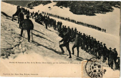 Montée de Canons au Pas de la Beccie (Mont-Genis) par Artilleur
