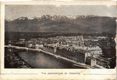 Vue panoramique de Grenoble à Grenoble