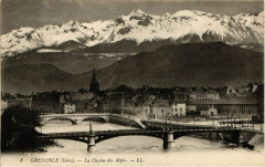 Grenoble - Le Chaine des Alpes à Grenoble