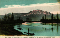 Env. de Grenoble - L'Isere et le Moucherotte à Grenoble