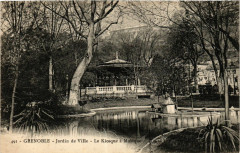 Grenoble - Jardin de Ville - Le Kiosque a Musique à Grenoble