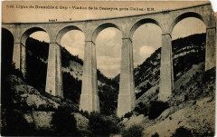 Ligne de Grenoble a Gap - Viaduc de la Casseyre pres Celles à Grenoble