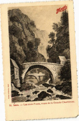 Isere - Les Trois Ponts route de la Grande-Chartreuse