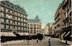 Grenoble - La rue Felix Poulat à Grenoble