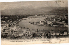 Env. de Grenoble - Vue sur la Tronche et la Chaine des Alpes à Grenoble