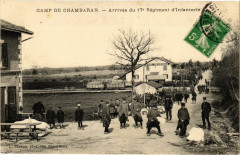 Camp de Chambaran - Arrivée du 17e Regiment d'Infanterie -
													38 Isère
												