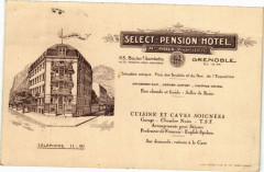 Grenoble - Select-Pension-Hotel à Grenoble