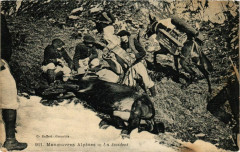 Manoeuvres Alpines - Un accident