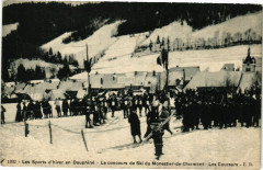 Les Sports d hiver en Dauphiné - Ele Concours de ski les coureurs