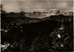 Massif des Voirons Vue sur la chaine du Mont-Blanc -
													74 Haute Savoie
												