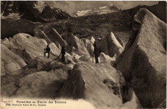 Pyramides au Glacier des Bossons