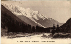 Vallée de Chamonix L'Arve et le Mont-Blanc