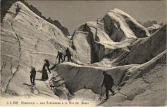 J. J. 7827 Chamonix Les Crevasses a la Mer de Glace