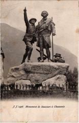 Monument de Saussure a Chamonix -
													74 Haute Savoie
												