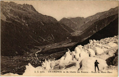 Chamonix vu du Glacier des Bossons