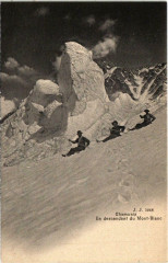 Chamonix - En descendant du Mont-Blanc