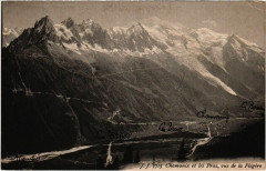 Chamonix et les Praz vus de la Flegere