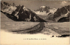Le Mont-Blanc vu du Jardin -
													74 Haute Savoie
												