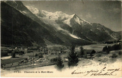 Chamonix et le Mont-Blanc