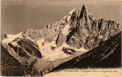 Chamonix - L'Aiguille Verte et l'Aiguille du Dru