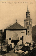Sixt 755 m - L'Eglise - Choeur du Xii siecle