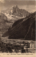 Les Praz - l'Aiguille Verte et l'Aiguille du Dru -
													74 Haute Savoie
												