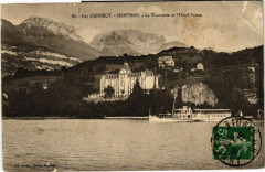 Lac d'Annecy - Menthon - La Tounette et l'Hotel Palace à Annecy