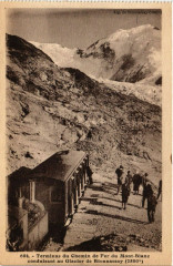 Terminus du Chemin de Fer du Mont-Blanc conduisant au Glacier de